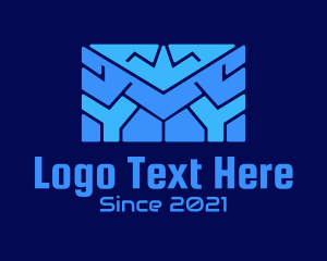 Mail - Digital Mail Envelope logo design