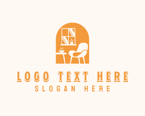 Upholstery - Room Decor Furnishing logo design