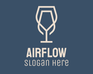 Beverage Wine Glass logo design