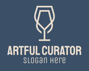 Beverage Wine Glass logo design