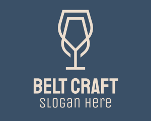 Beverage Wine Glass logo design