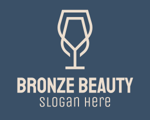 Beverage Wine Glass logo design