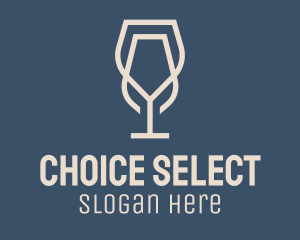 Beverage Wine Glass logo design