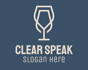 Beverage Wine Glass logo design