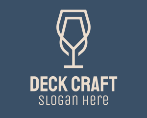 Beverage Wine Glass logo design