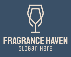 Beverage Wine Glass logo design