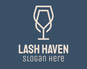 Beverage Wine Glass logo design