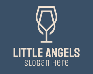 Beverage Wine Glass logo design