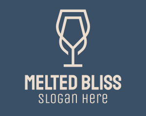 Beverage Wine Glass logo design