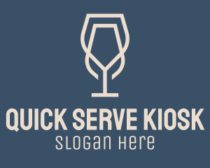 Beverage Wine Glass logo design