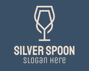 Beverage Wine Glass logo design