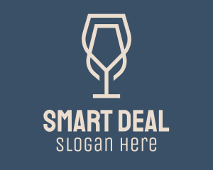 Beverage Wine Glass logo design