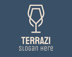 Beverage Wine Glass logo design