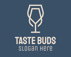 Beverage Wine Glass logo design