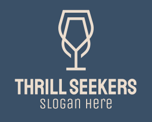 Beverage Wine Glass logo design