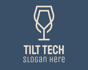 Beverage Wine Glass logo design