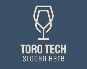 Beverage Wine Glass logo design