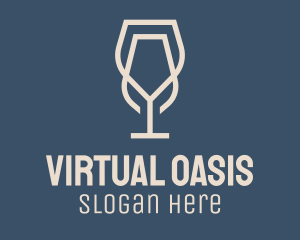 Beverage Wine Glass logo design