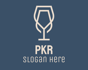 Beverage Wine Glass logo design