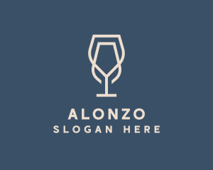 Beverage Wine Glass logo design