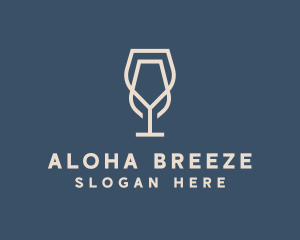 Beverage Wine Glass logo design