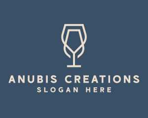 Beverage Wine Glass logo design