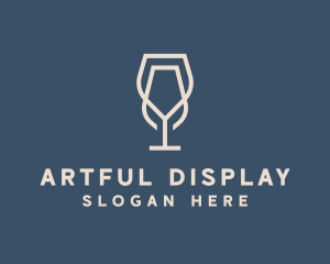 Beverage Wine Glass logo design