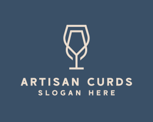 Beverage Wine Glass logo design