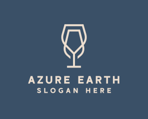 Beverage Wine Glass logo design