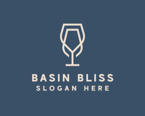 Beverage Wine Glass logo design