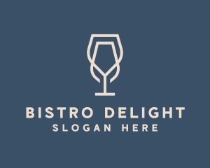 Beverage Wine Glass logo design