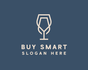 Beverage Wine Glass logo design