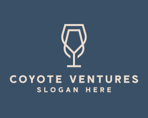 Beverage Wine Glass logo design