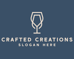 Beverage Wine Glass logo design