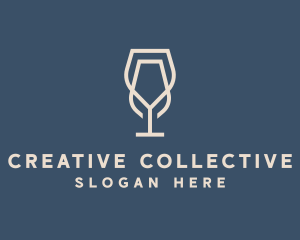 Beverage Wine Glass logo design