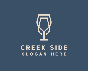 Beverage Wine Glass logo design