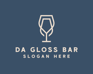 Beverage Wine Glass logo design