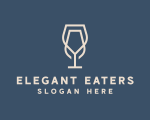 Beverage Wine Glass logo design