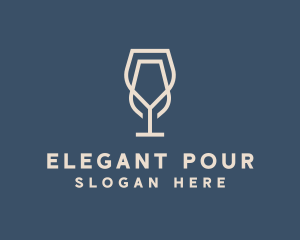 Beverage Wine Glass logo design