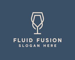 Beverage Wine Glass logo design