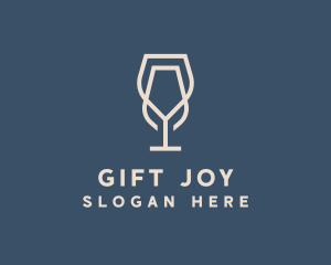 Beverage Wine Glass logo design