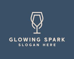 Beverage Wine Glass logo design