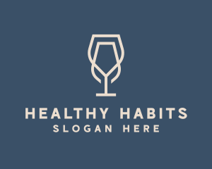 Beverage Wine Glass logo design