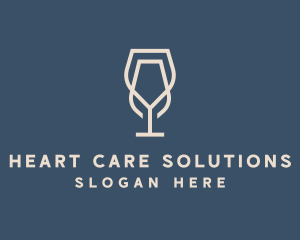 Beverage Wine Glass logo design