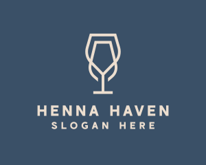 Beverage Wine Glass logo design