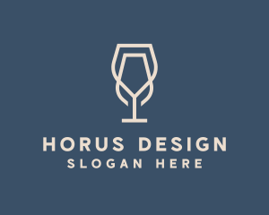 Beverage Wine Glass logo design