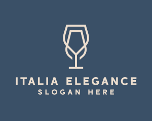 Beverage Wine Glass logo design