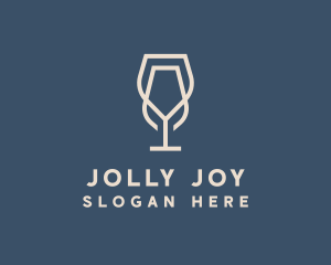 Beverage Wine Glass logo design