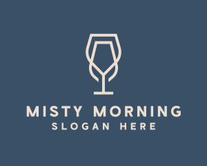 Beverage Wine Glass logo design