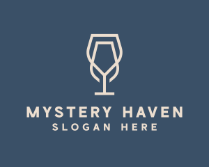 Beverage Wine Glass logo design